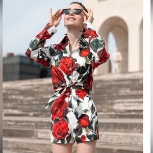 Dolce&Gabbana Floral cotton shorts